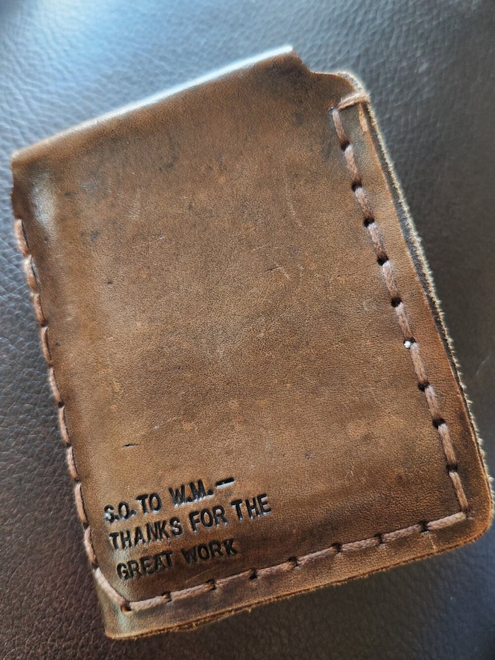 Walter Mitty Genuine Leather Trifold Wallet